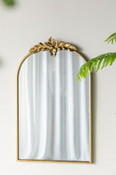 Arched Wall Mirror With Metal Frame, Wall Mirror For Living Room by Unique Piece Furniture