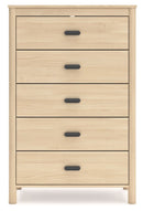 Cabinella - Five Drawer Chest - Tan