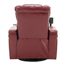 270 Degree Swivel Power Recliner With Tray Table, Phone Holder, Cup Holder, USB Port by HouseOfZazla