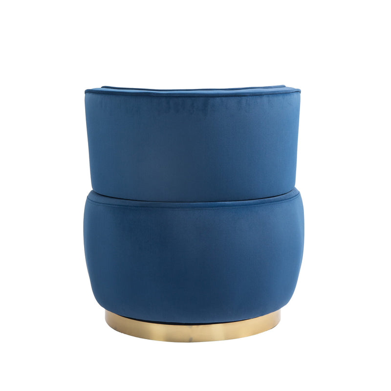 360 Degree Swivel Cuddle Barrel Accent Sofa Chairs, Round Armchairs with Wide Upholstered, Fluffy Velvet Fabric Chair for Living Room, Bedroom, Office, Waiting Rooms