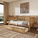 Traditional Style Rattan Daybed, No Box Spring Needed by HouseOfZazla