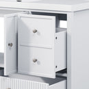 Bathroom Vanity With Separate Sink, Soft Close Doors And 4 Drawers by HouseOfZazla