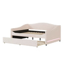 Upholstered Daybed With Light And Trundle by HouseOfZazla