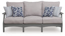 Cove Beach - Sofa With Cushion - Gray by Unique Piece Furniture