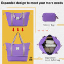 2 Piece Luggage Set With Bags Expanable Spinner Wheels ABS Lightweight Suitcase With Tsa Lock 20" / 24" by HouseOfZazla