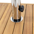 Ralph Square Umbrella Base - Teak by HouseOfZazla