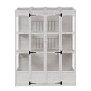 TOPMAX 78-Inch Wooden Greenhouse with Skylights and Folding Shelves by HouseOfZazla