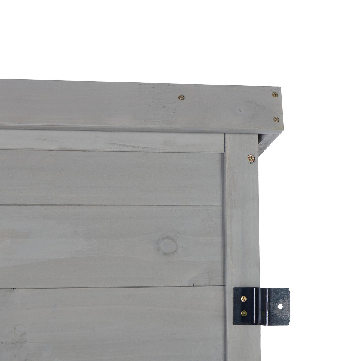 Outdoor Storage Shed With Vertical Tool Cabinet For Backyard, photo 35 of 35