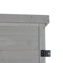 Outdoor Storage Shed With Vertical Tool Cabinet For Backyard by HouseOfZazla