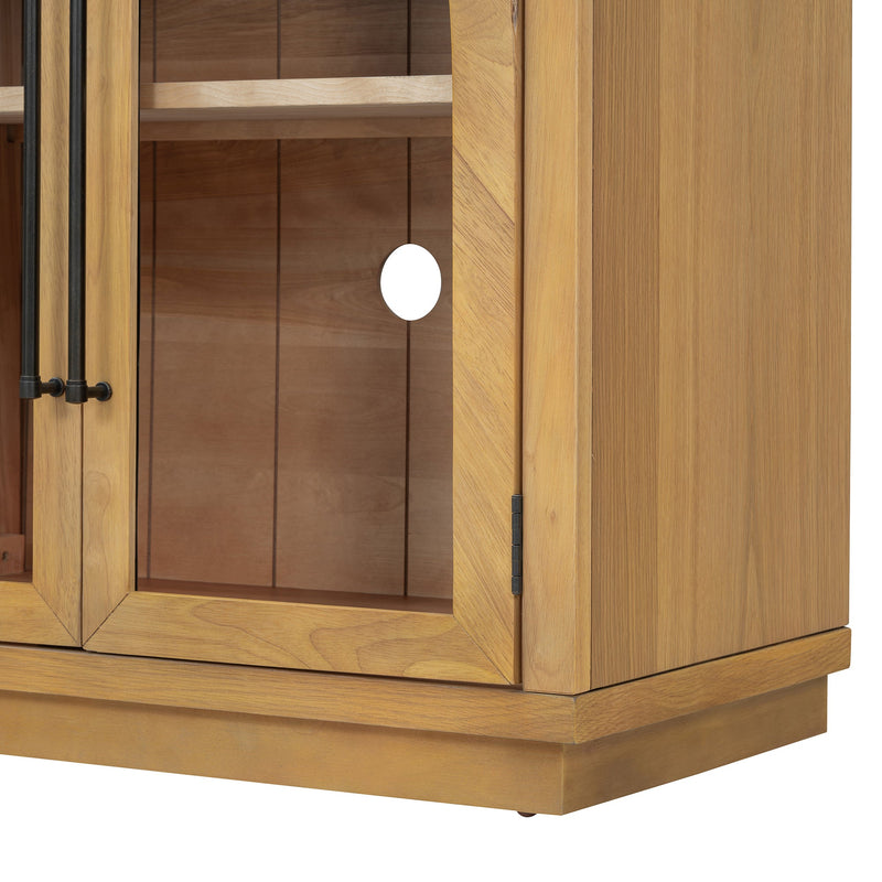 TREXM 4-Door Large Storage Sideboard Buffet Cabinet, photo 5 of 10