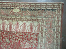 4' X 6' Antique Handmade Turkish Tree Of Life Oriental Wool Rug Birds Red