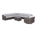 Stylish Sofa Seating Group With Cushions Perfect For Outdoor Gatherings by HouseOfZazla