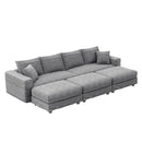Modern Comfy Upholstered Sofa Cloud Couch & Deep Seat Couches by HouseOfZazla