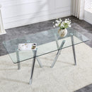 Dining Table With Transparent Surface by Unique Piece Furniture