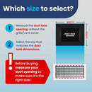 AC Register Vent Cover 18X8 inch - Box of 20