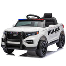 Licensed Ford Police 12V Ride-On Truck with Parental Remote Control by HouseOfZazla