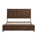 Sleigh Bed Frame With Tall Headboard And Storage Bench by HouseOfZazla