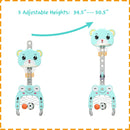 Adjustable Kids 3-in-1 Basketball Hoop Set Stand with Balls
