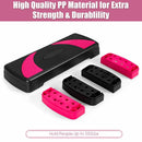 31 Inch Adjustable Exercise Aerobic Stepper with Non-Slip Pads by LJGDeals