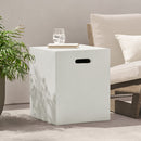 Modern Tank Holder Side Table With Smooth Concrete Surface by HouseOfZazla