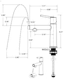 Chrome Single Handle Bathroom Faucet for 1 or 3 Holes by HouseOfZazla