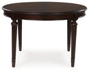 Lavinton - 8 Pc. - Dining Room Extension Table, 6 Side Chairs, Server - Brown