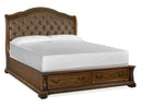 Durango - Upholstered Sleigh Storage Bed by Unique Piece Furniture