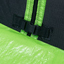 16FT Trampoline with Slide, Outdoor Trampoline for Kids and Adults with Enclosure Net and Ladder,football goal,backboard