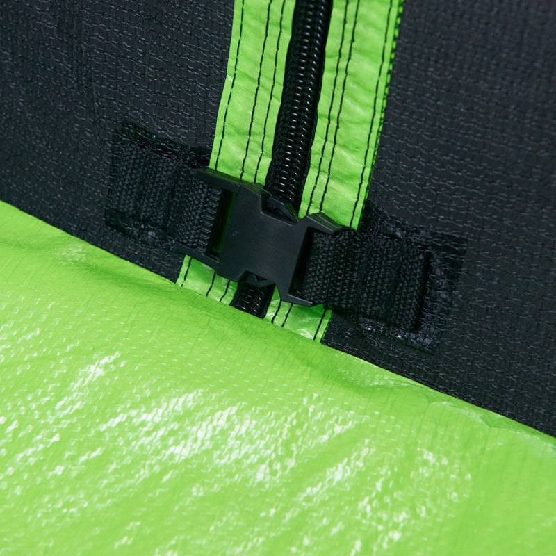 16FT Trampoline with Slide, Outdoor Trampoline for Kids and Adults with Enclosure Net and Ladder,football goal,backboard