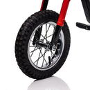 24V14ah Kids Ride On 24V Electric Toy Motocross Motorcycle Dirt Bike-XXL large,Speeds up to 14.29MPH,Dual Suspension, Hand-Operated Dual Brakes, Twist Grip Throttle, Authentic Motocross Bike Geometry