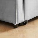 3-in-1 Sofa Bed, Convertible Sleeper Chair Sofa Bed Adjustable Pull Out Sleeper Chair Bed Multi-Pockets Folding Sofa Bed for Living Room Bedroom Small Space (Grey)