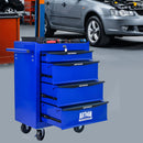 Rolling Metal Tool Chest With Drawers, Steel Storage Cabinet With Ball Bearing Slides by HouseOfZazla