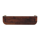 Indira - Floating Console Table - Walnut by HouseOfZazla