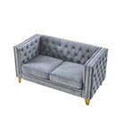 Upholstered Couch Sofa With Button Tufting For Living Room by HouseOfZazla
