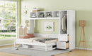 Space Saving Murphy Wall Bed With Closet And Drawers by HouseOfZazla