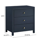 Nevarre - 3 Drawer Nightstand by HouseOfZazla