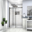Single Sliding Bypass Shower Door Enclosure With Tempered Glass by HouseOfZazla