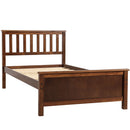 Platform Bed With Headboard, Footboard And Wood Slat Support by HouseOfZazla