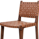 Andre - Counter Stool With Back - Pecan Brown by HouseOfZazla