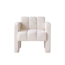 31.10" Boucle Upholstered Accent Chair by Unique Piece Furniture