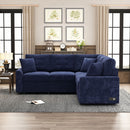 L-Shape Sofa Bed Pull-Out Sleeper Sofa With Wheels, USB Ports, Power Sockets For Living Room by HouseOfZazla