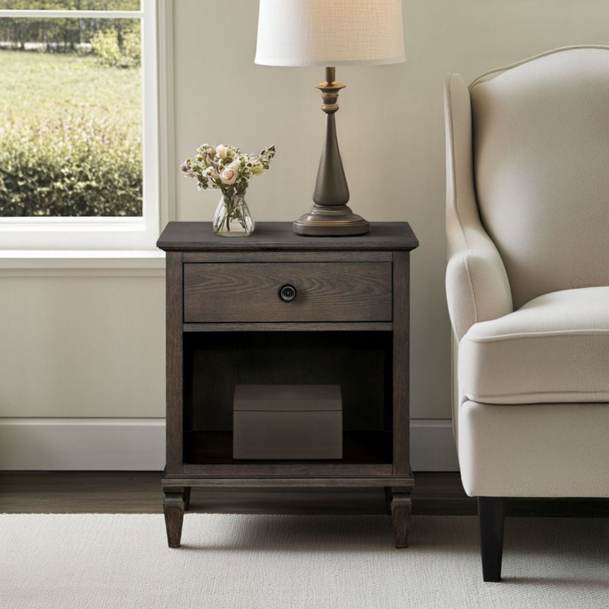 Victoria - Nightstand With Open Storage, photo 40 of 40