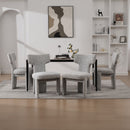 Armless Curved Back Accent Chairs by Unique Piece Furniture