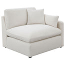 Greeley - 5 Piece Upholstered Modular Sectional Sofa - Ivory by HouseOfZazla