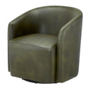 Ardena - Modern Swivel Barrel Chair by HouseOfZazla