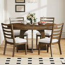 Round Dining Table Set For 4 With Chairs by HouseOfZazla