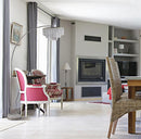 81" HANGING CHANDELIER ARCH LAMP (2.2/42.90)