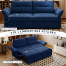 Multi-Functional 85-Inch Convertible Sofa Bed