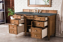 James Martin Brittany 60" Single Bathroom Vanity, Saddle Brown