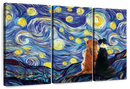 Dogs Journey Starry Night Wall Art
